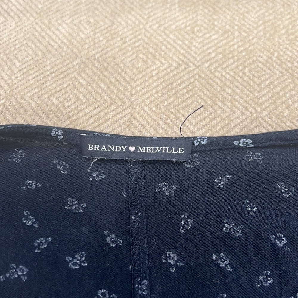 Brandy Melville mini blue tie dress - Picture 4 of 4